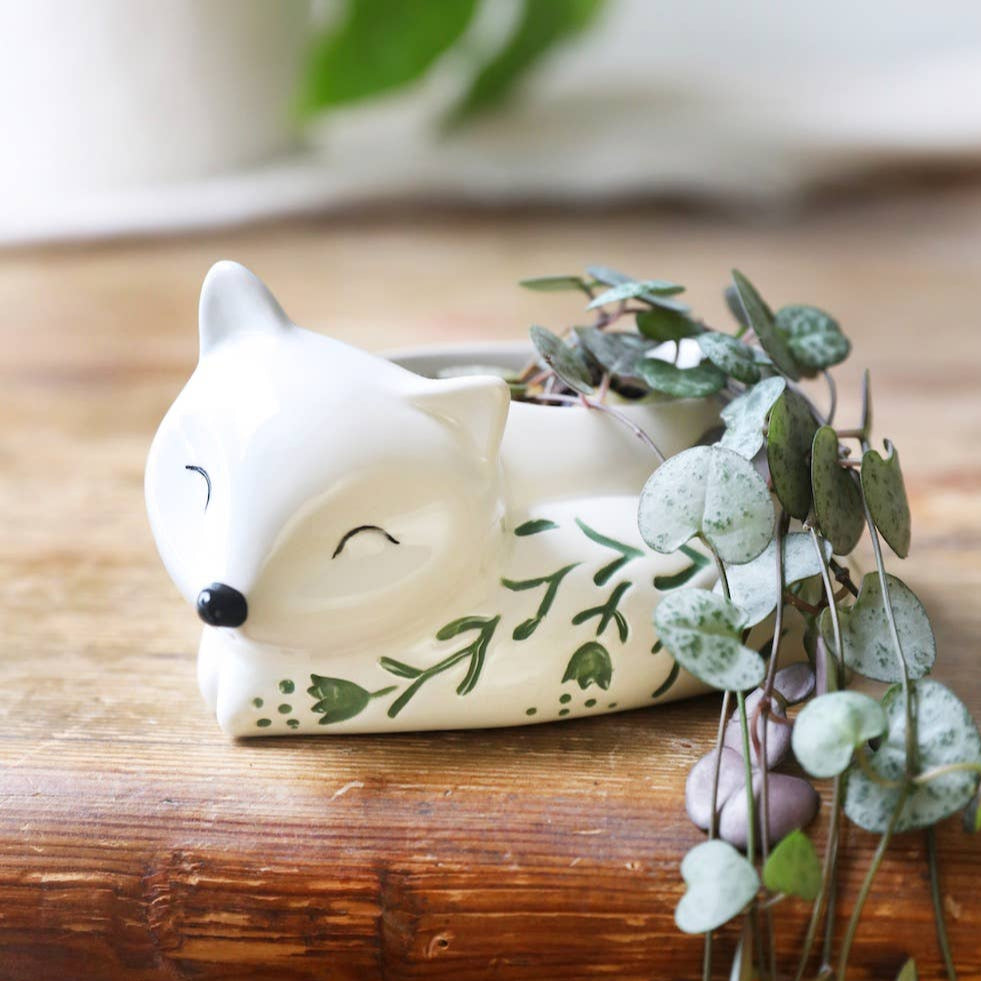 Sleeping Fox Planter