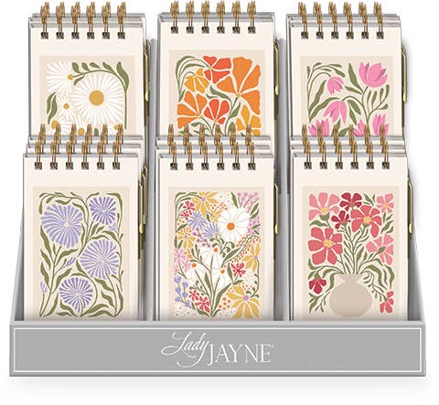 Flower Market Spiral Notepad Set
