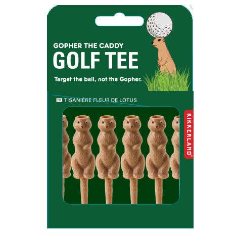 Gopher the Caddy Golf Tees