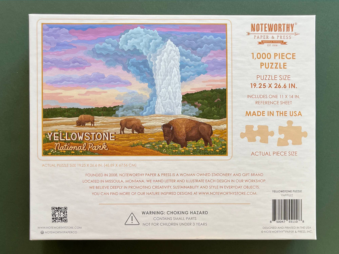 Yellowstone National Park Puzzle