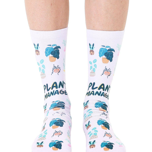 Plant Manager Pink Socks