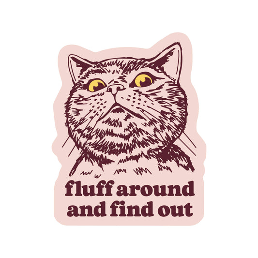 Kitty Cat Swear Sticker