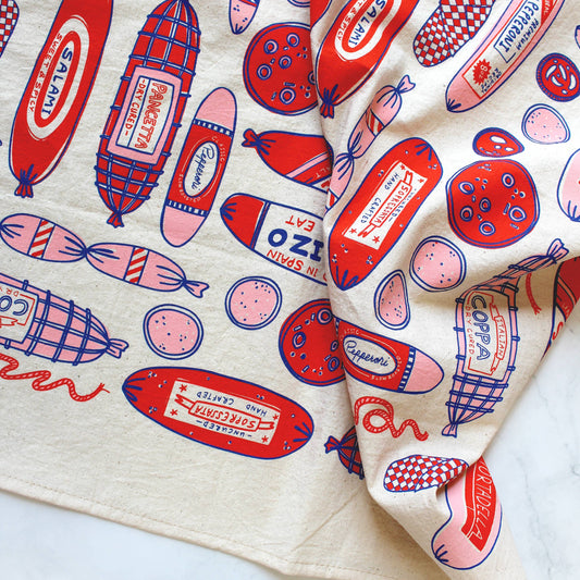 Meat Shop Tea Towel 