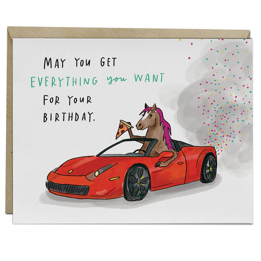 Convertible Birthday Greeting Card