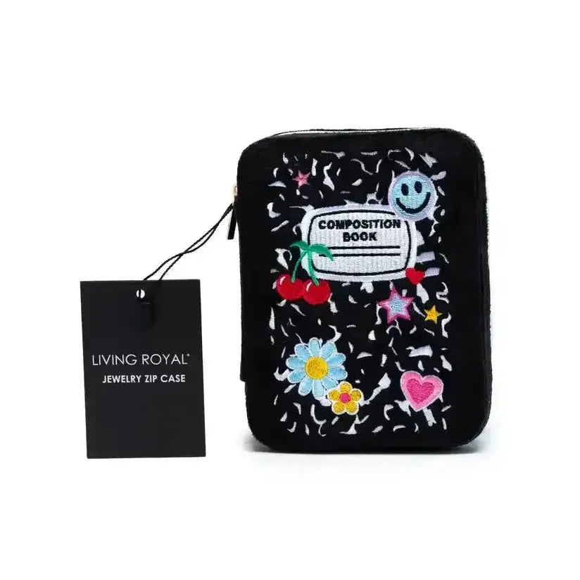 Pink Book Velvet Jewelry Case | Travel Jewelry Organizer