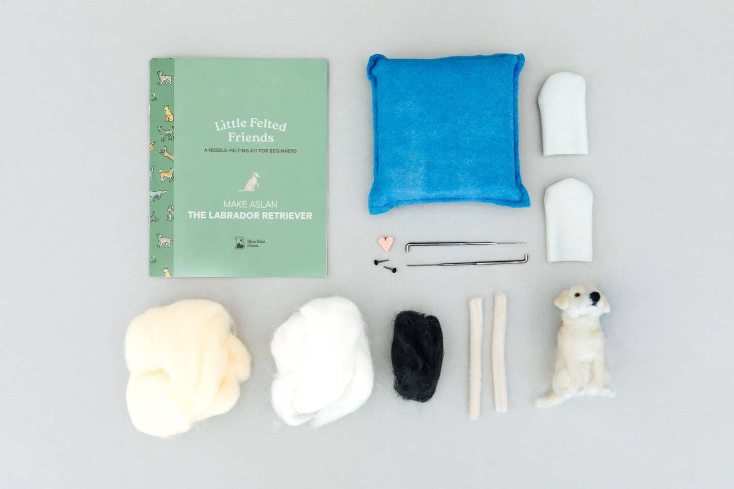 Little Felted Friends: Labrador Retriever Needle Felting Kit