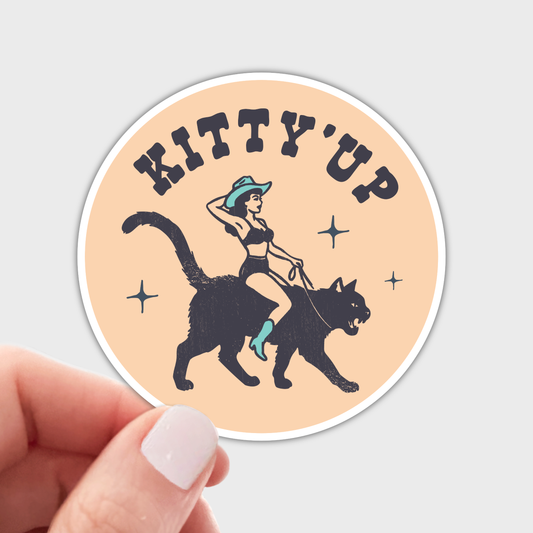 Kitty'Up Sticker