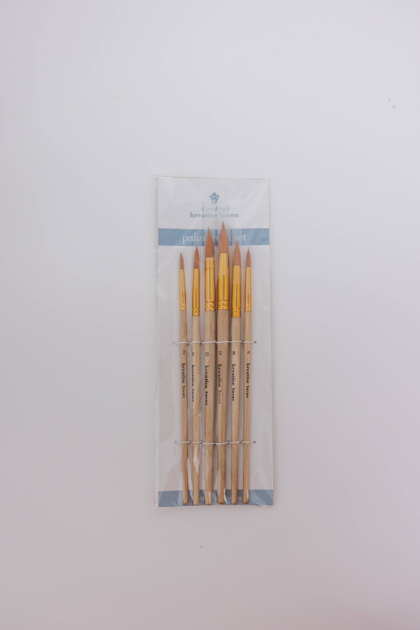 Round Tip Watercolor Brush Set