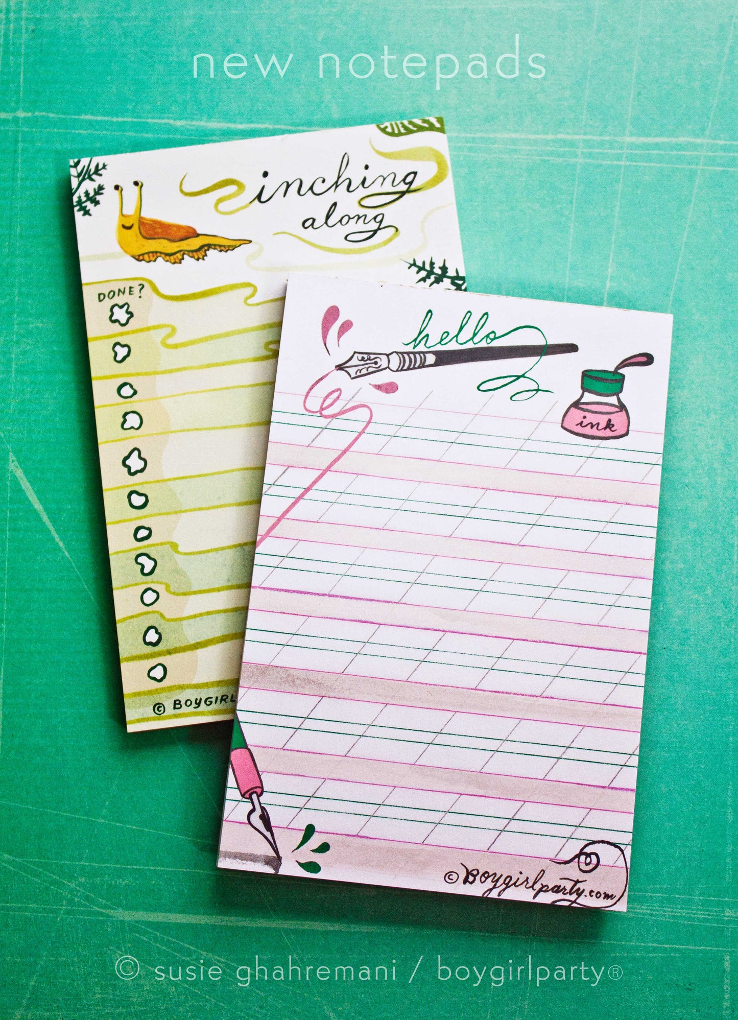 Snail and Slug To Do List Notepad - Daily Task Checklist