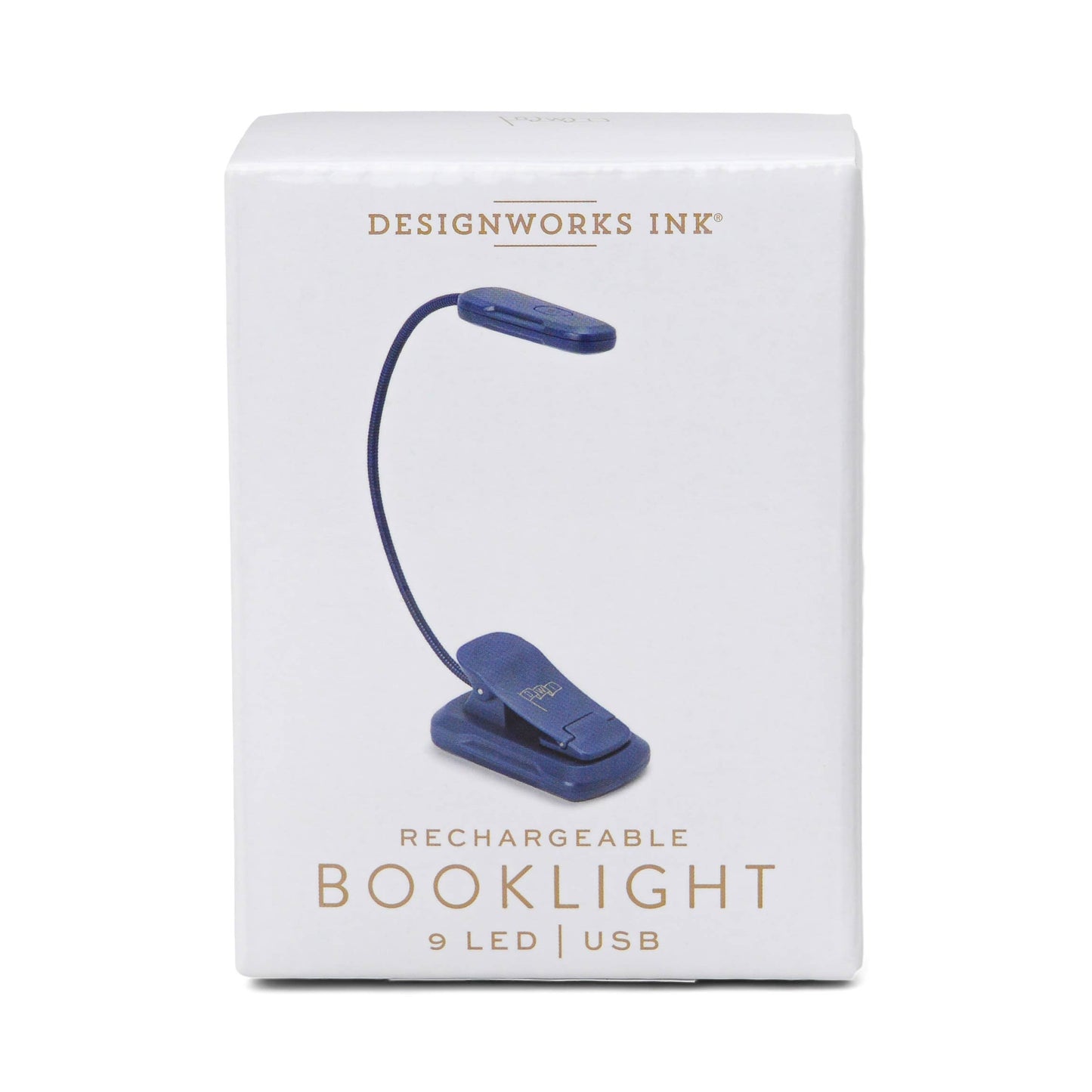 Navy Rechargeable Book Light | Adjustable LED Reading Light