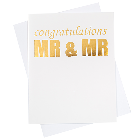 Mr. & Mr. Greeting Card