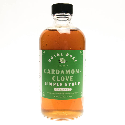 Cardamom Clove Organic Simple Syrup