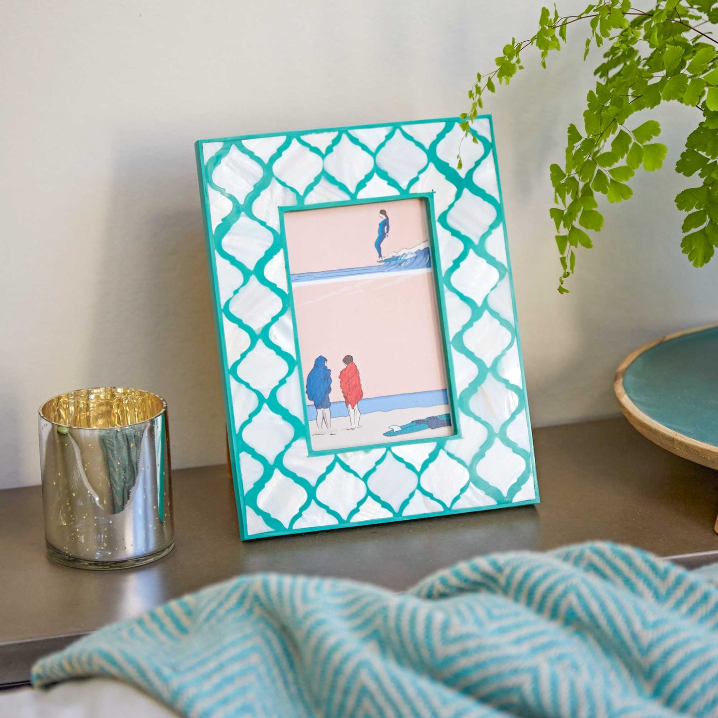 Mother Of Pearl Photo Frame