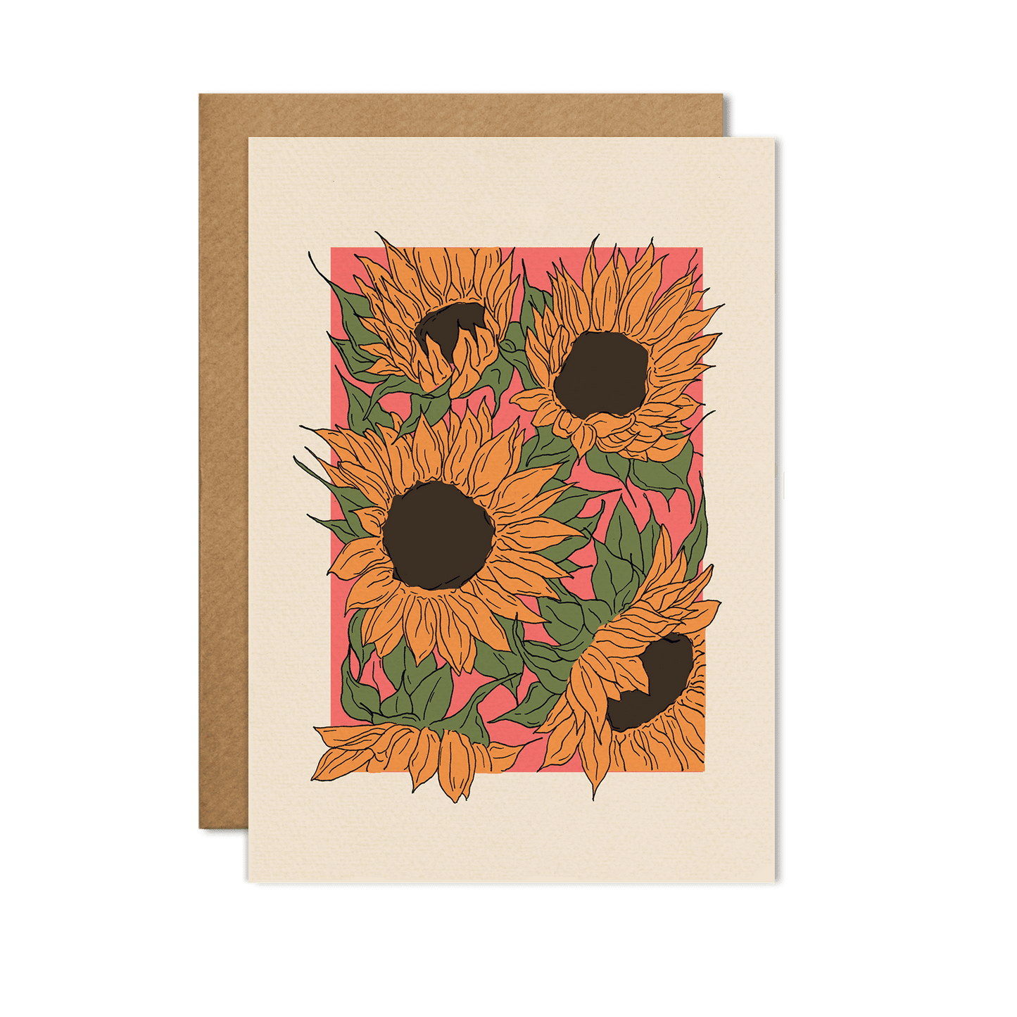 Sunflower Greeting Card