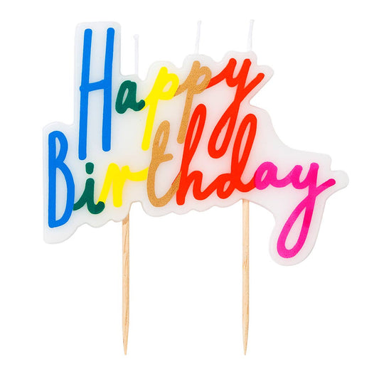 Happy Birthday Candle Topper
