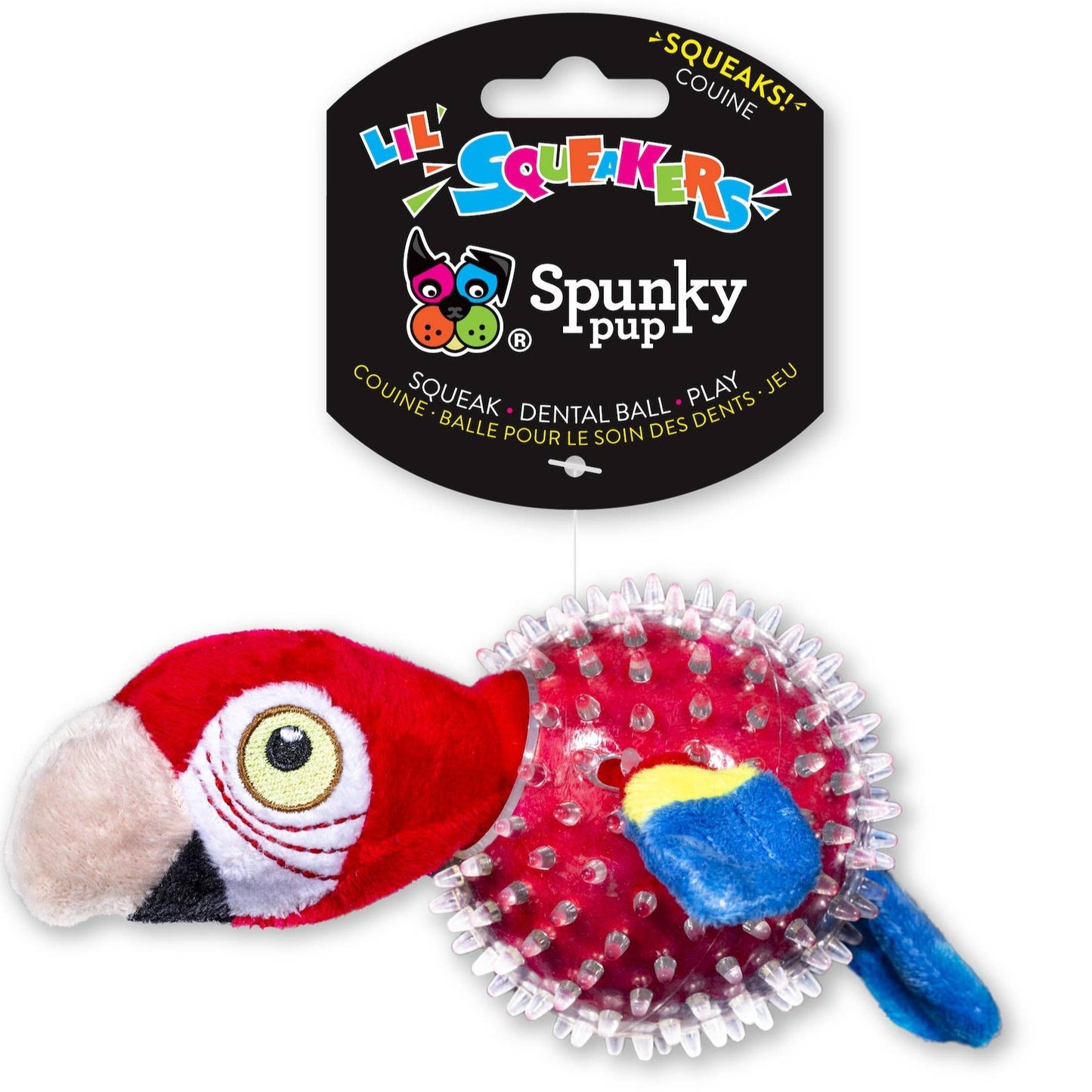 Bouncy Parrot Dog Toy