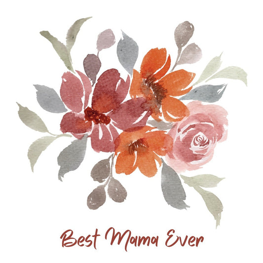Watercolor Flowers Mother's Day Card