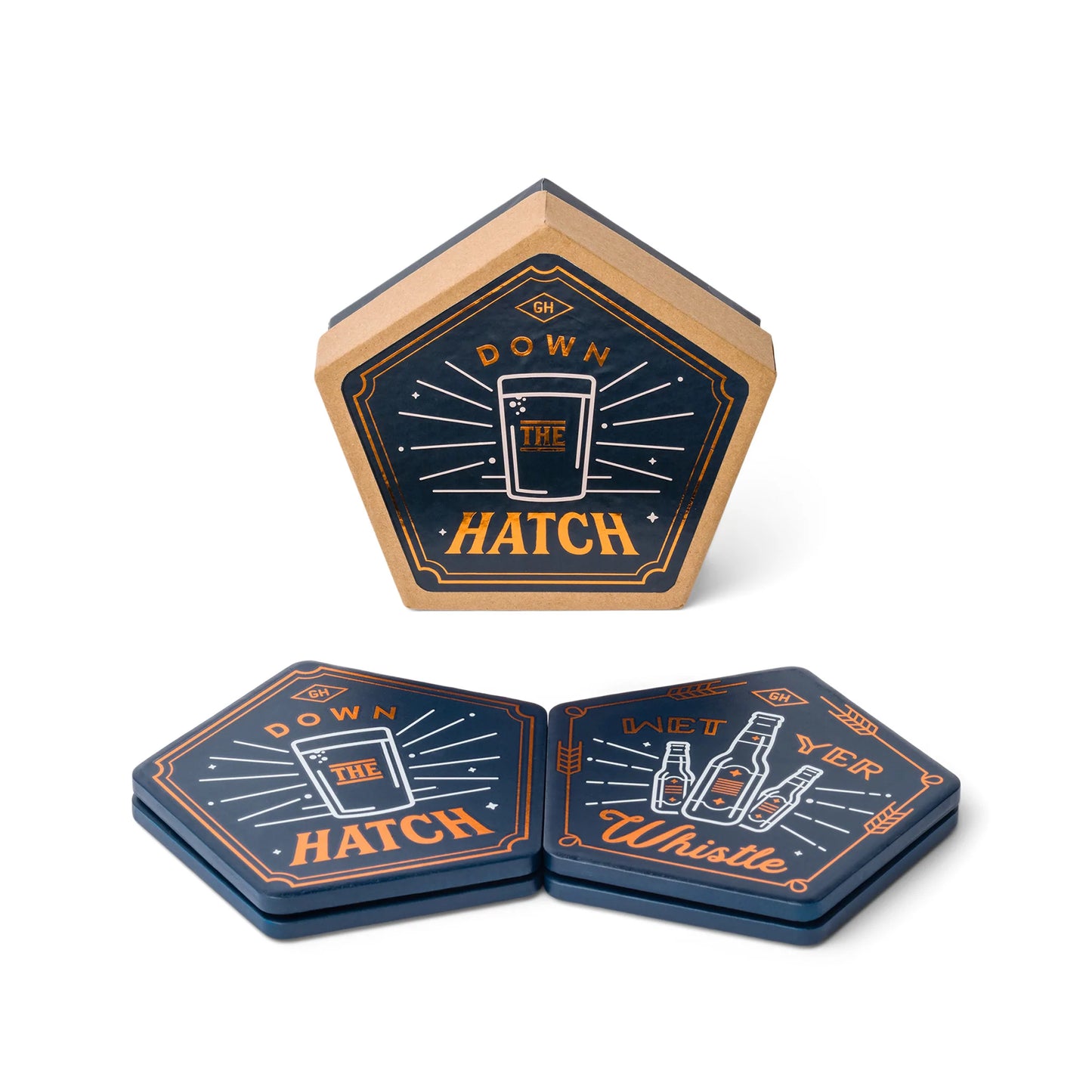 Down the Hatch Coasters