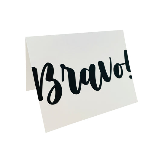 Bravo! Card