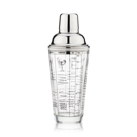 Glass Recipe Shaker