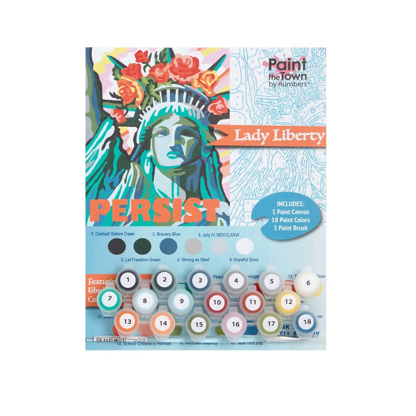 Statue of Liberty Paint by Number Kit