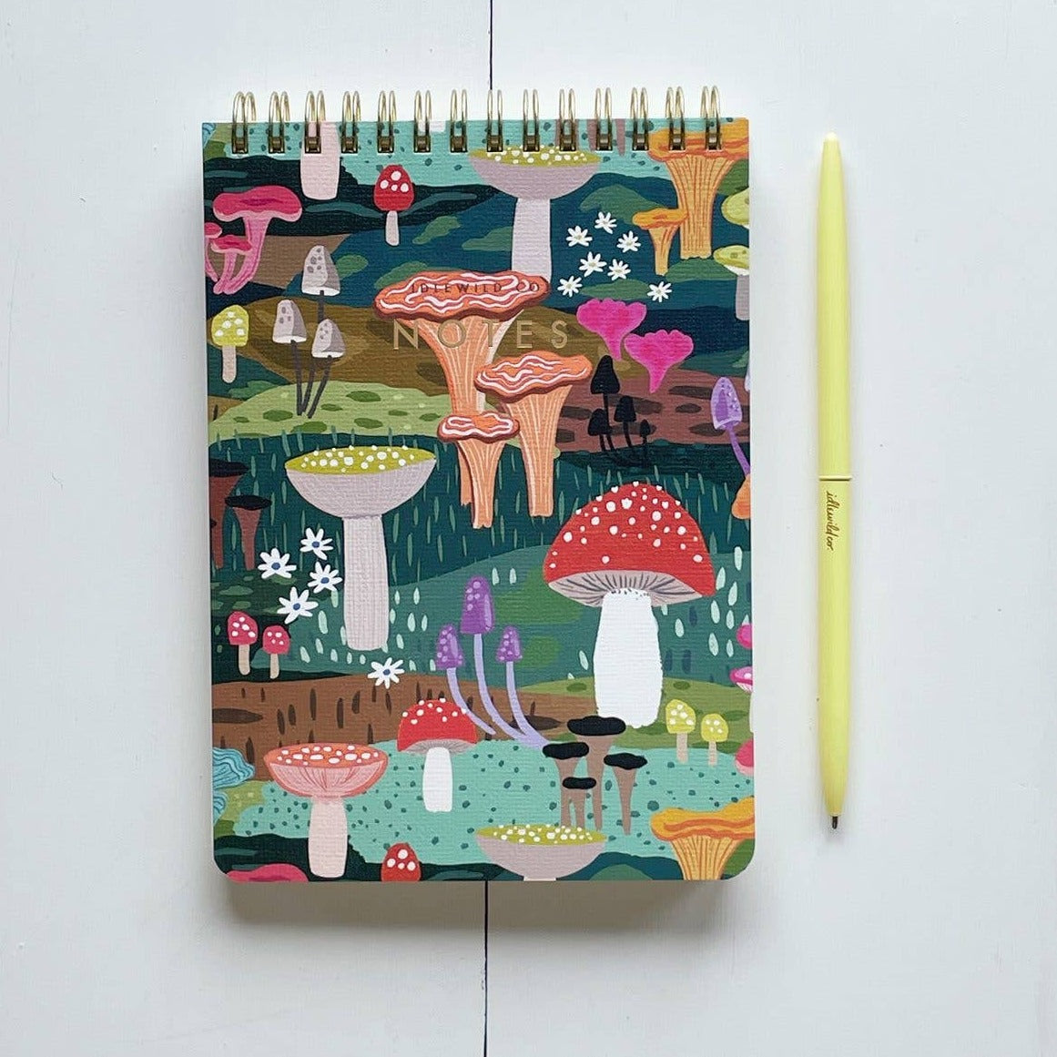 Mushroom Spriral Notebook