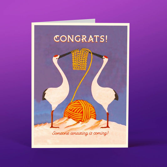 Two Storks Card