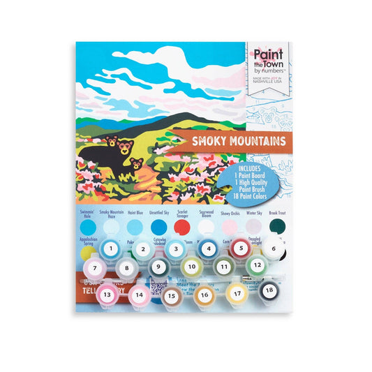 Smoky Mountains Paint by Number Kit