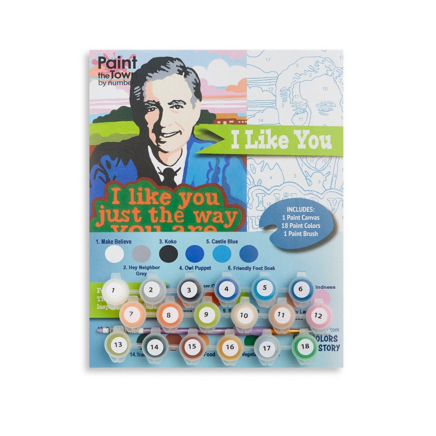 Mr. Rogers Paint by Number Kit