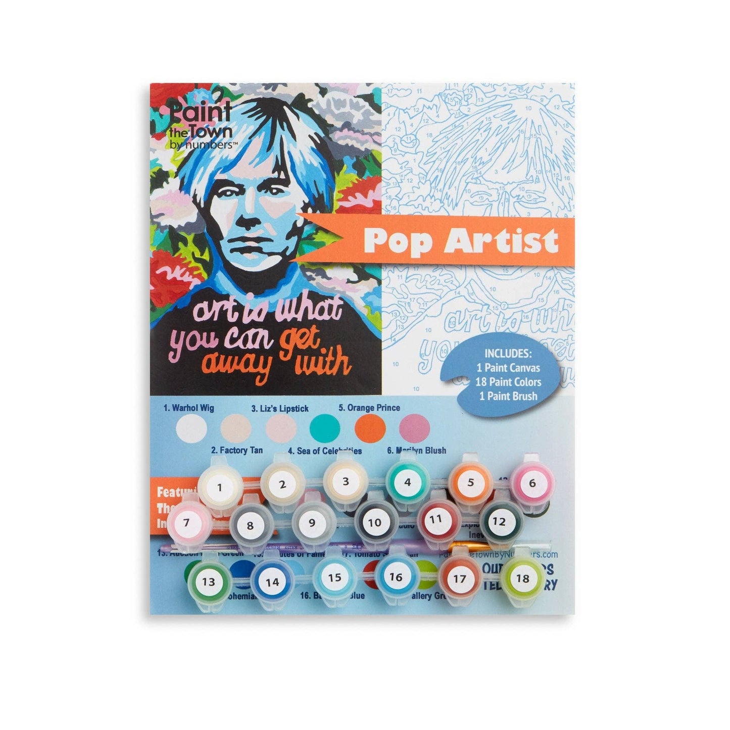 Warhol Paint by Number Kit