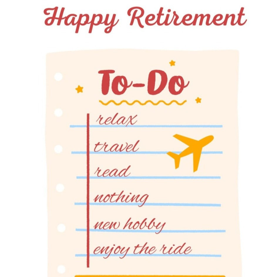 Retirement To-Do Card