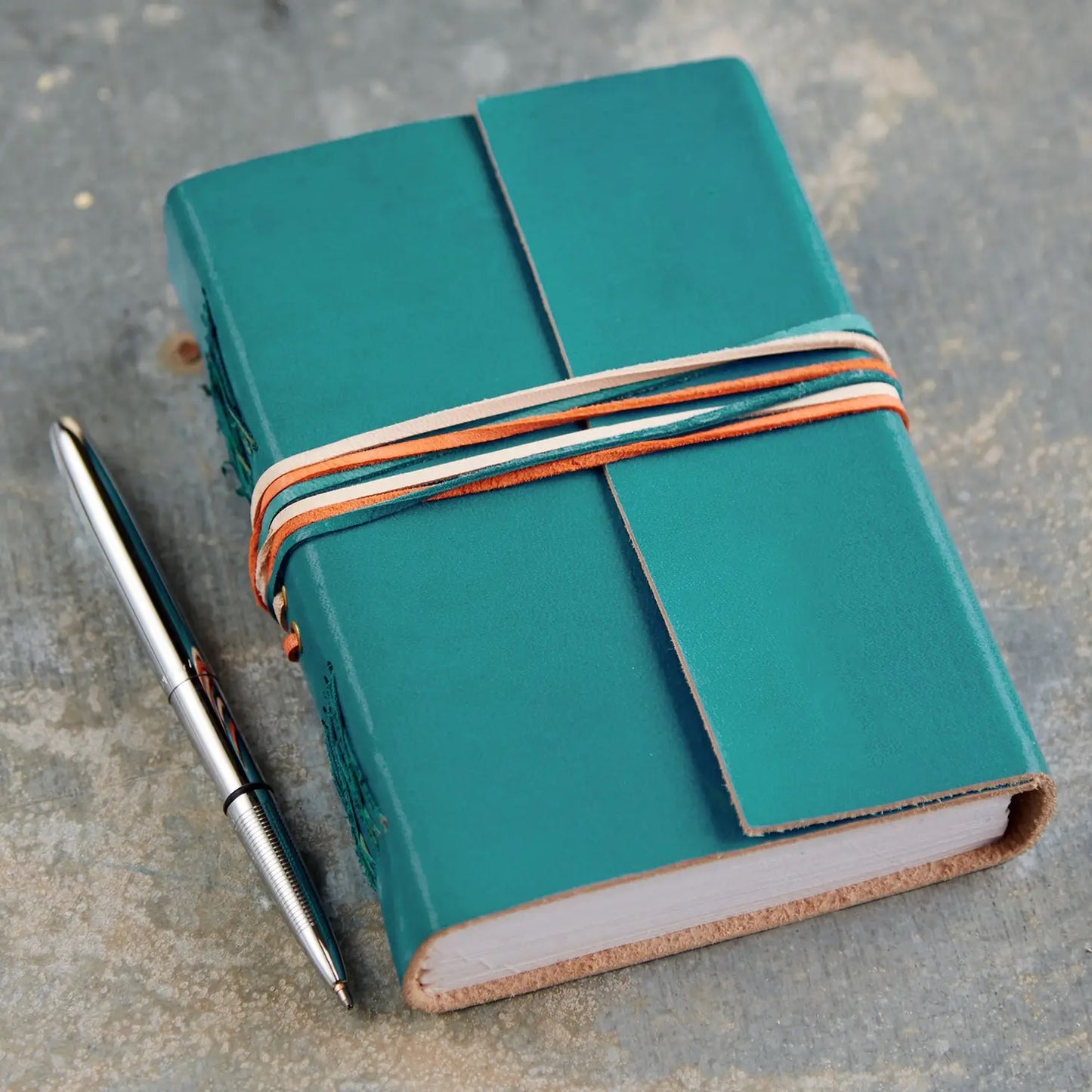 Turquoise Leather Journal